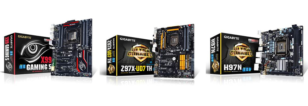 04 04 เมนบอร์ด GIGABYTE X99, Z97 และ H97 Series พร้อมแล้วสำหรับ Intel® 750 Series PCIe SSDs ครั้งแรกกับ Intel PCIe NVMe SSDs ที่ส่งมอบสมรรถนะสู่นักเล่นเกม และนักสร้างคอนเทนต์ อย่างมืออาชีพ