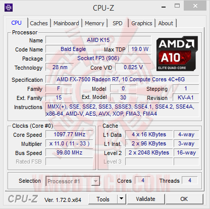 cpu z 01 Lenovo Z50 75 (AMD FX 7500) Laptop Review