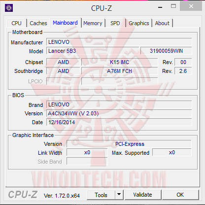 cpu z 03 Lenovo Z50 75 (AMD FX 7500) Laptop Review