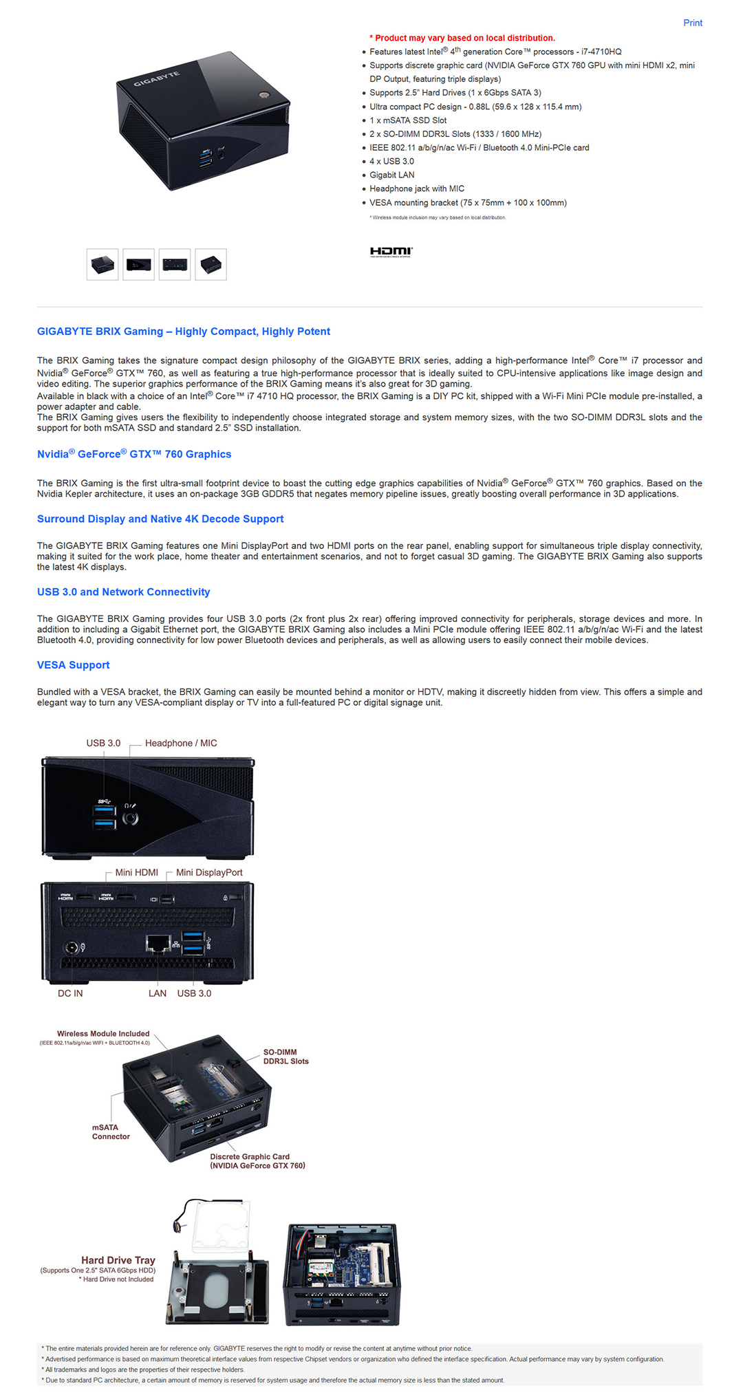 GIGABYTE BRIX Gaming Ultra Compact PC kit GB-BXi7G3-760 ,GIGABYTE BRIX  Gaming Ultra Compact PC kit GB-BXi7G3-760  à¹€à¸¥à¹‡à¸à¹à¸£à¸‡à¹à¸šà¸šà¸ˆà¸±à¸”à¹€à¸•à¹‡à¸¡à¸„à¸£à¸šà¸„à¸£à¸±à¸™à¸”à¹‰à¸§à¸¢à¸Ÿà¸µà¹€à¸ˆà¸­à¸£à¹Œà¹€à¸žà¸·à¹ˆà¸­à¸„à¸­à¹€à¸à¸¡à¸ªà¹