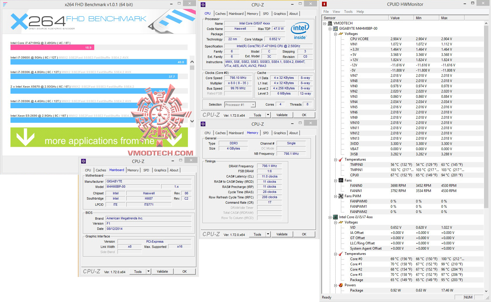x264 x264 GIGABYTE BRIX Gaming Ultra Compact PC kit GB BXi7G3 760