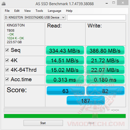 as-usb3 as usb3 Kingston HyperX Savage SSD 240GB