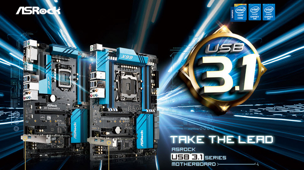asrock usb 31 mainboard 0 ASRock เผยโฉมเมนบอร์ด USB 3.1 series