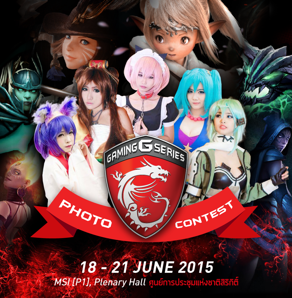 aw_cosplay aw cosplay MSI ขนโปรโมชั่นและกิจกรรมมาเพียบ ในงาน CommartNextGenThailand 2015