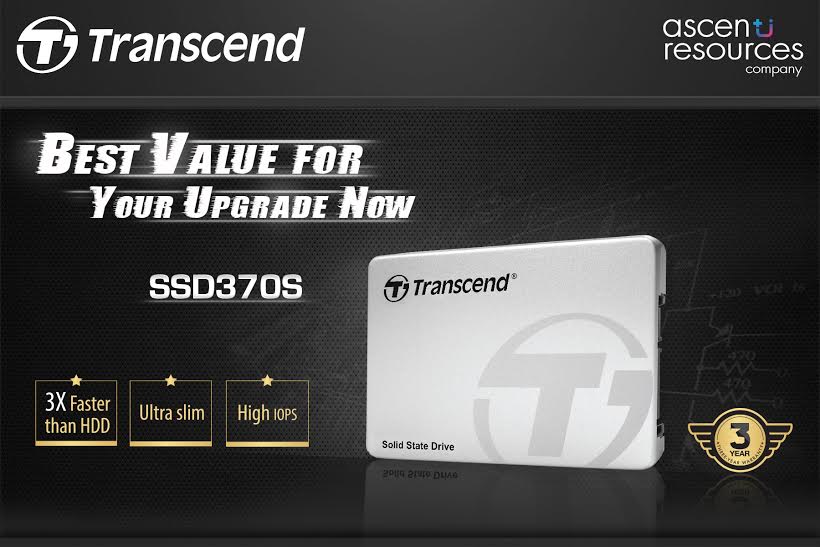 pr-transcend-ssd370s pr transcend ssd370s Ascenti Resources เปิดตัว Transcend SSD370S (Premium) รุ่นใหม่ล่าสุดกับราคาสุดคุ้มค่า น่าอัพเกรด !!