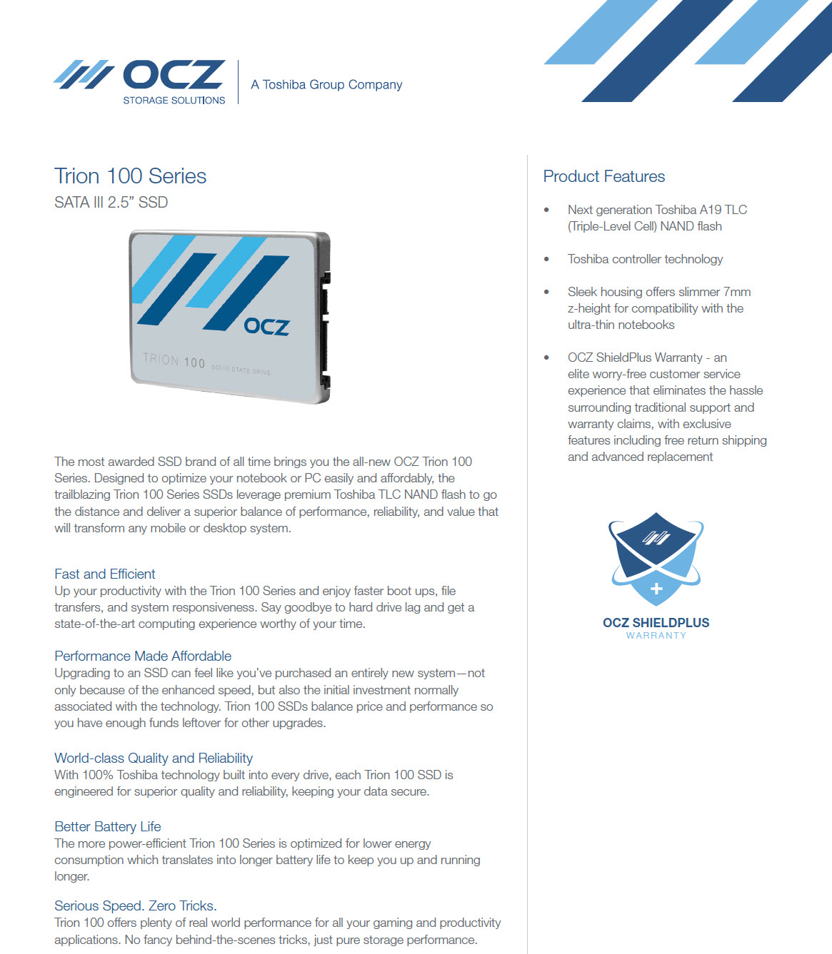 1 1 OCZ TRION 100 SSD 480GB Review