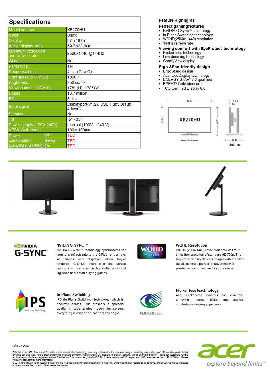 04 04 Brief Product Acer Gaming Monitor and Gaming PC