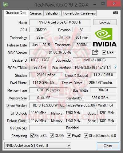 gpu1 gpu1 GALAX GeForce GTX 980Ti HOF Review