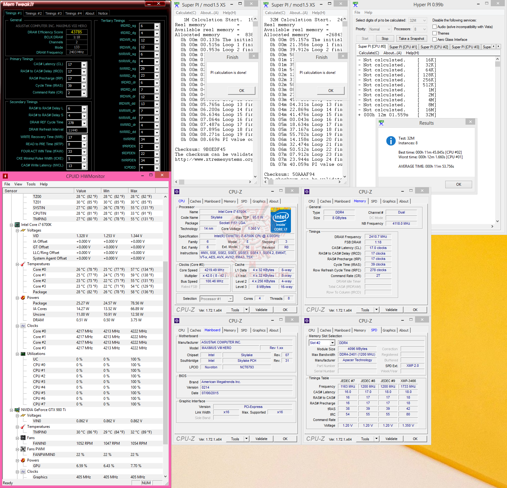 d-hpi-1 d hpi 1 ASUS ROG MAXIMUS VIII HERO Z170 Motherboard with Intel Core i7 6700K SKYLAKE