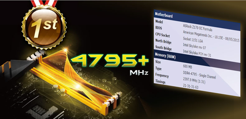asrock-z170-oc-formula-1 asrock z170 oc formula 1 บันทึกสถิติโลกใหม่ ด้วยแรมความเร็ว 4795.4MHz บนเมนบอร์ด ASRock Z170 OC Formula