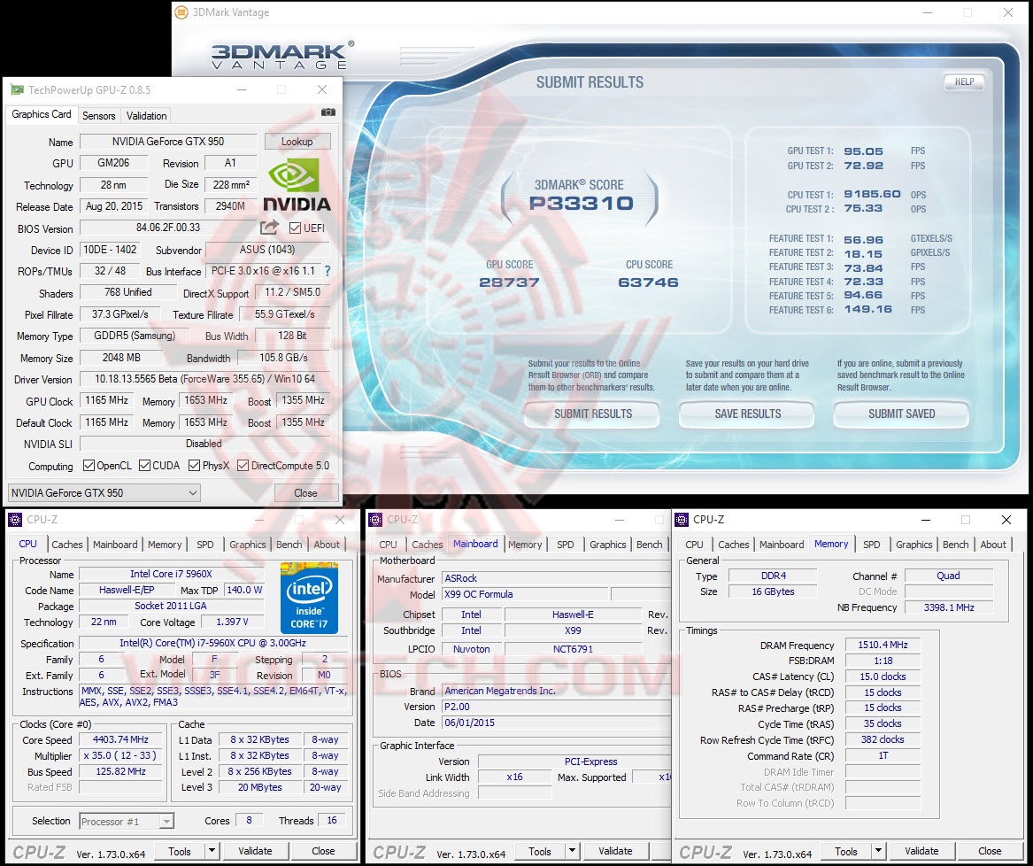 vantage ASUS GeForce GTX 950 STRIX GAMING 2GB GDDR5 Review