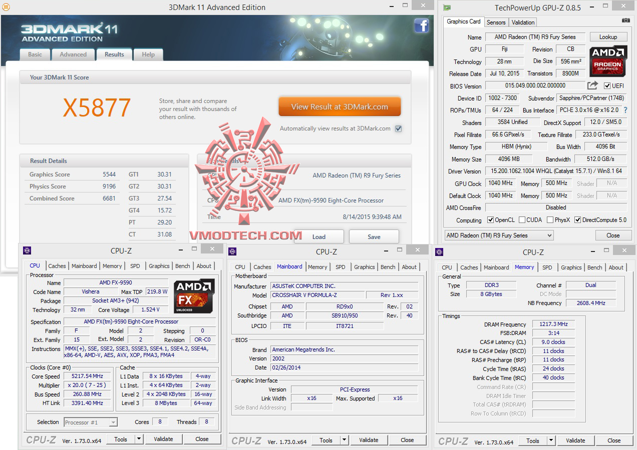 11-x 11 x SAPPHIRE Tri X Radeon R9 FURY 4G HBM