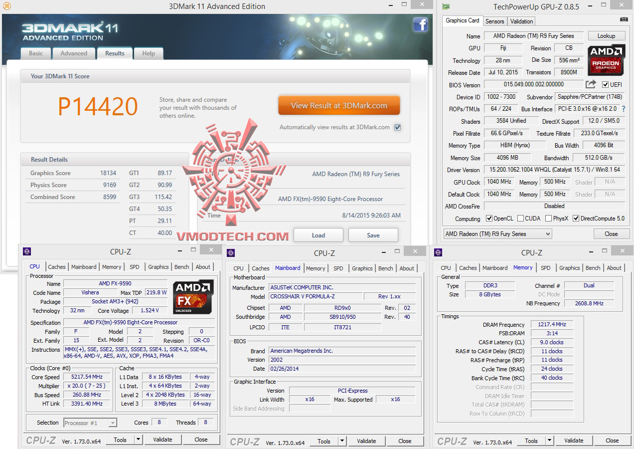 11 11 SAPPHIRE Tri X Radeon R9 FURY 4G HBM