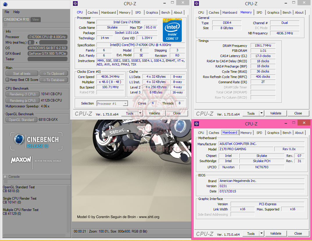 c10 c10 ASUS Z170 PRO GAMING Motherboard Review