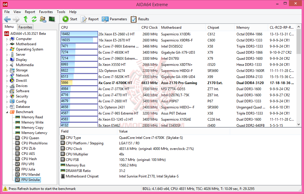 e10 e10 ASUS Z170 PRO GAMING Motherboard Review