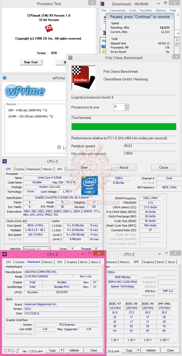 v v ASUS Z170 PRO GAMING Motherboard Review