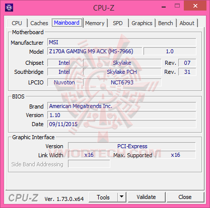 c3 MSI Z170A GAMING M9 ACK Motherboard Review