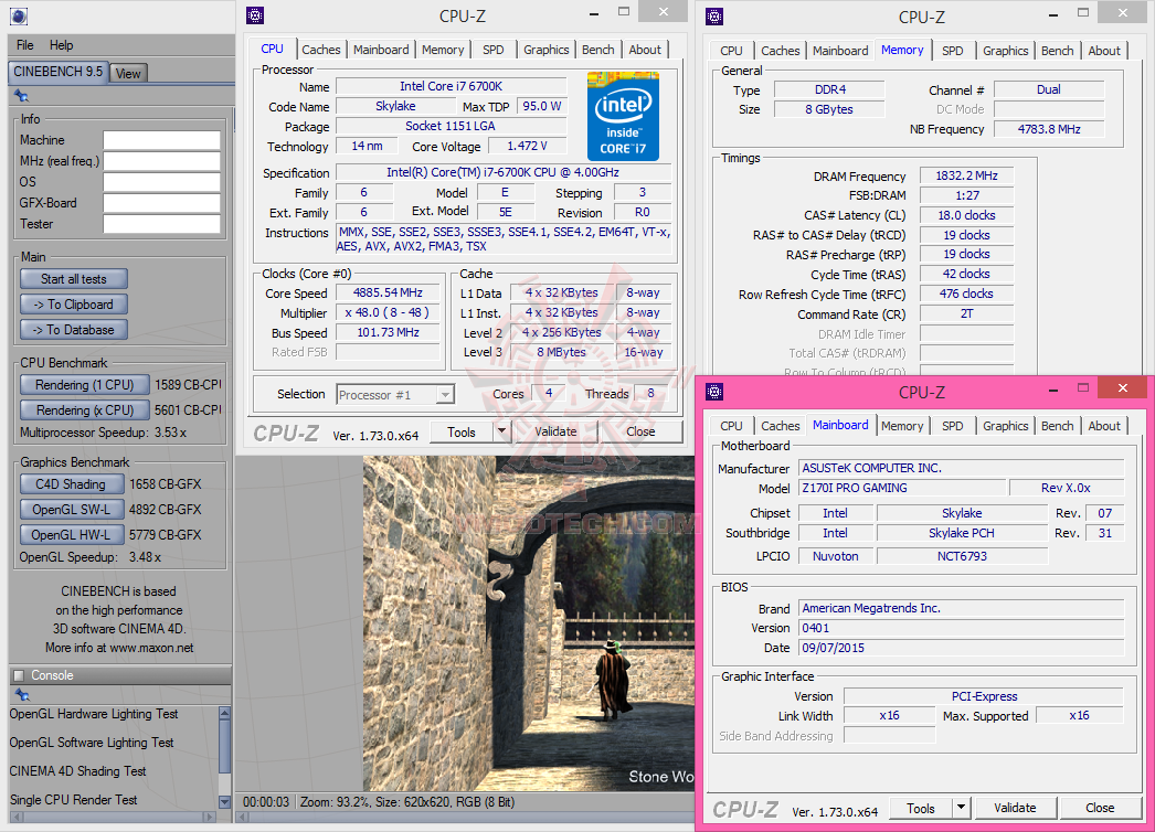 c95 c95 ASUS Z170I PRO GAMING Motherboard Review
