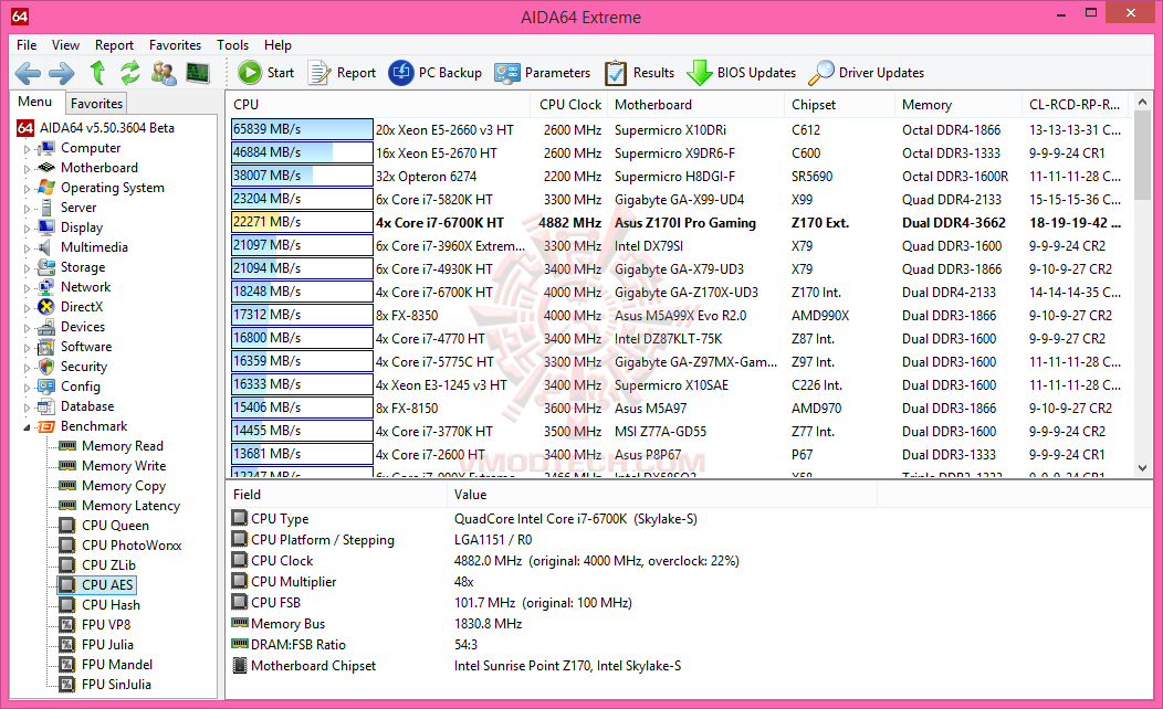 e5 e5 ASUS Z170I PRO GAMING Motherboard Review