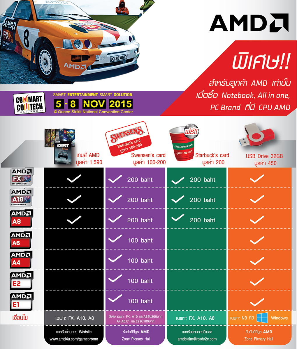 amd_notebook_comtech2015 amd notebook comtech2015 AMD ยกทัพจัดสินค้ารายการสุดพิเศษสำหรับลูกค้า Notebook ของ AMD ในงาน Commart Comtech 2015