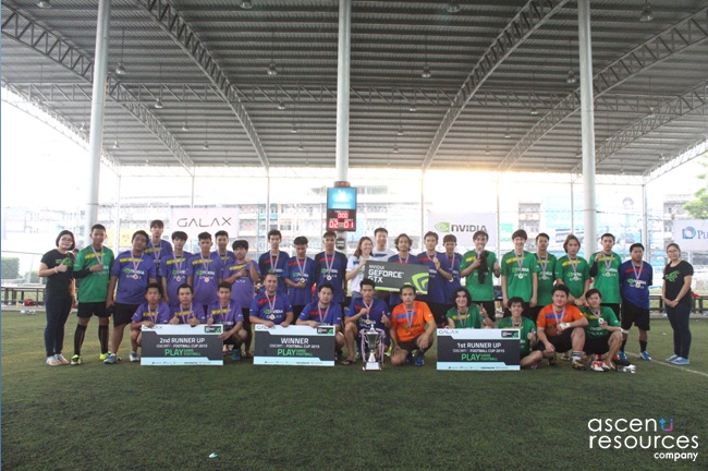all-team-win all team win Ozone เฉือน Grang Prix 2 1 คว้าแชมป์ฟุตบอล 7 คน Ascenti Football Cup 2015 ไปครองอย่างสุดมัน