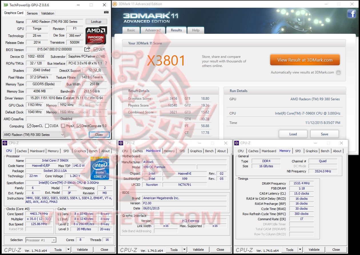 11xoc 11xoc SAPPHIRE Radeon R9 380X Nitro 4GB Review