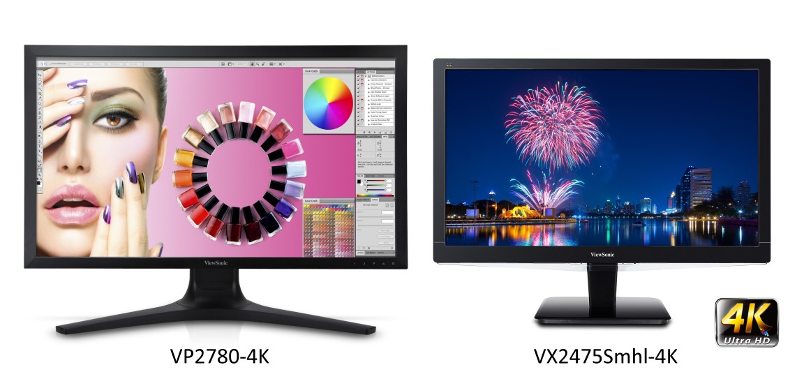 viewsonic-4k-monitors viewsonic 4k monitors ViewSonic เปิดตัวจอมอนิเตอร์ Ultra HD 4K สองรุ่นใหม่ล่าสุด VP2780 4K & VX2475Smhl 4K