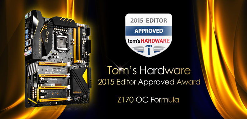 asrocks-z170-oc-formula-1 asrocks z170 oc formula 1 ASRocks Z170 OC Formula คว้ารางวัล 2015 Editor Approved จากทาง Toms Hardware!