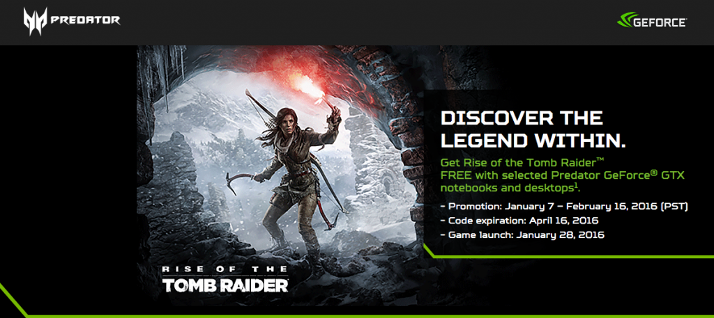 najkrpx-1024x457 najkrpx 1024x457 Acer ใจดี แจกฟรี Code เกม Rise of the Tomb Raider จาก GEFORCE