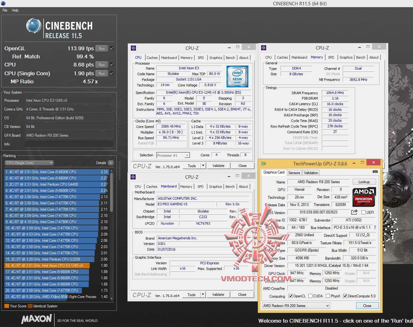 cine11 cine11 ASUS E3 PRO GAMING V5 Review