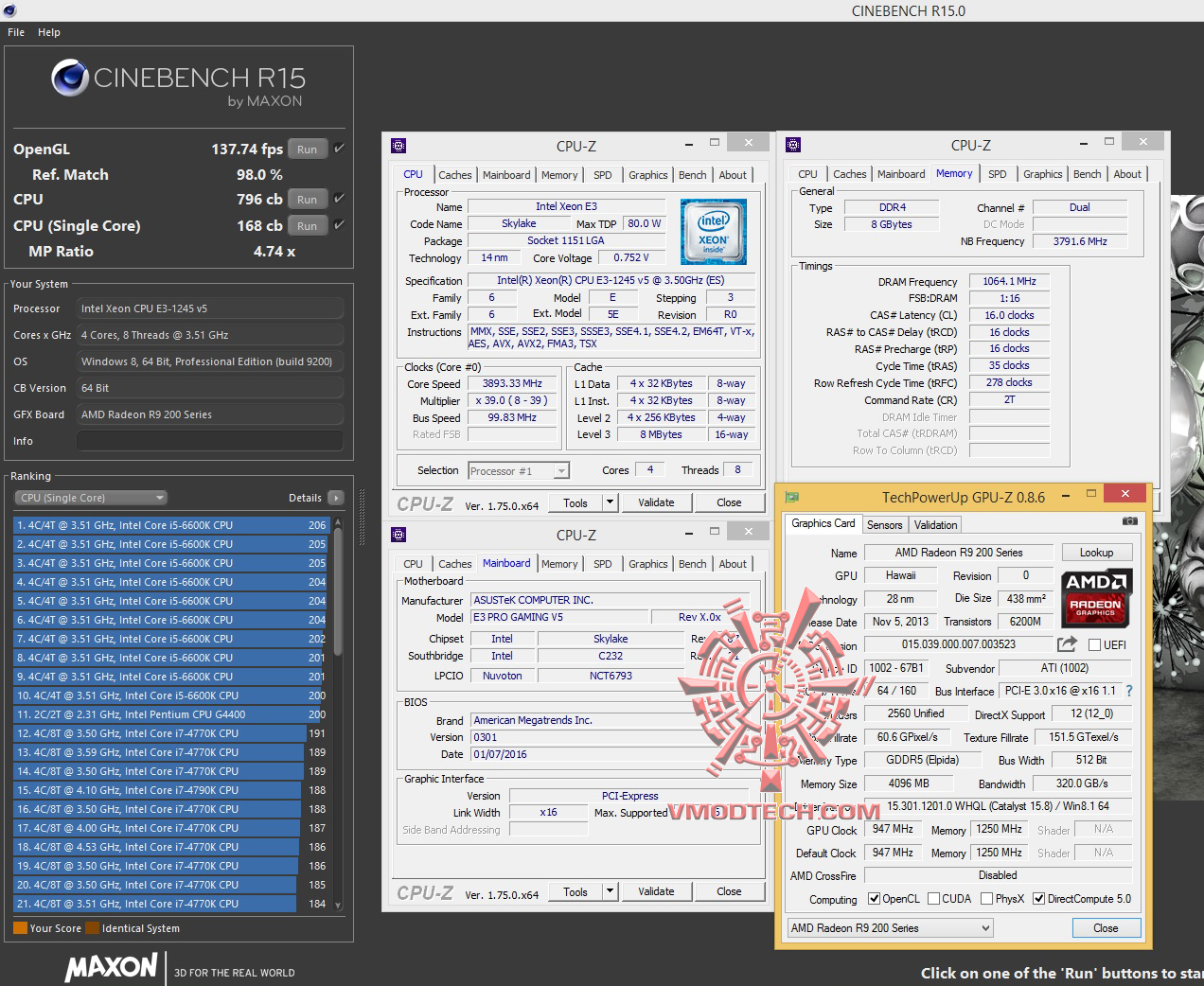 cine15 cine15 ASUS E3 PRO GAMING V5 Review