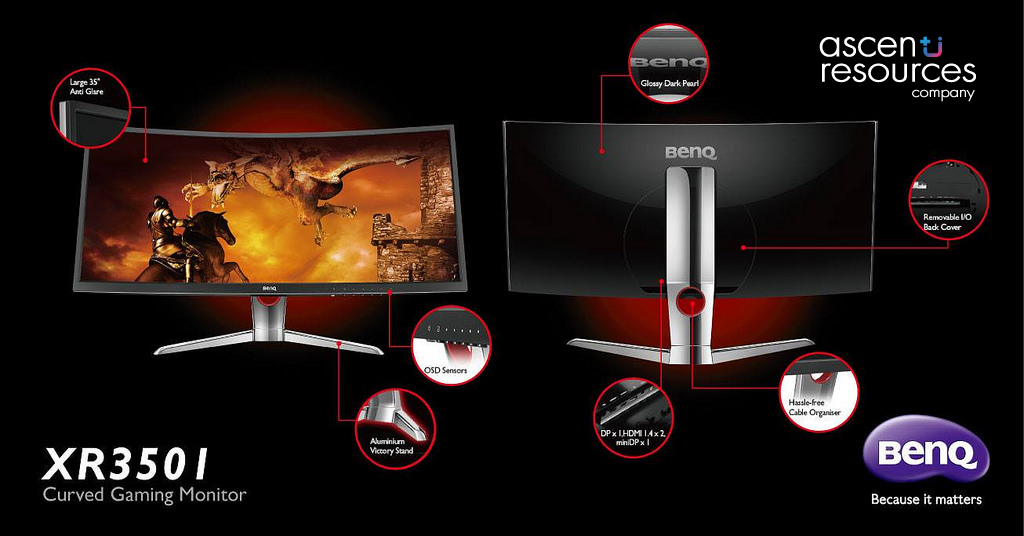 xr3501 xr3501 Ascenti Resources พร้อมเสนอ BenQ XR3501 สุดยอดจอ Curve Gaming ที่เกมเมอร์ตัวจริง ต้องไม่พลาด