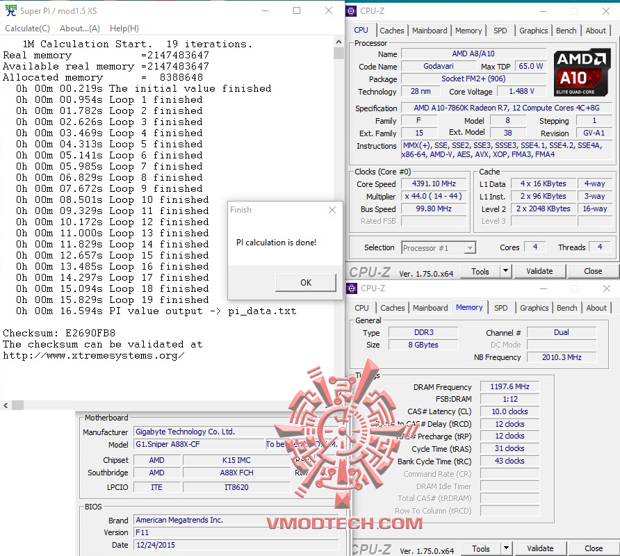 superpi 1mb AMD A10 7860K Processor Review 