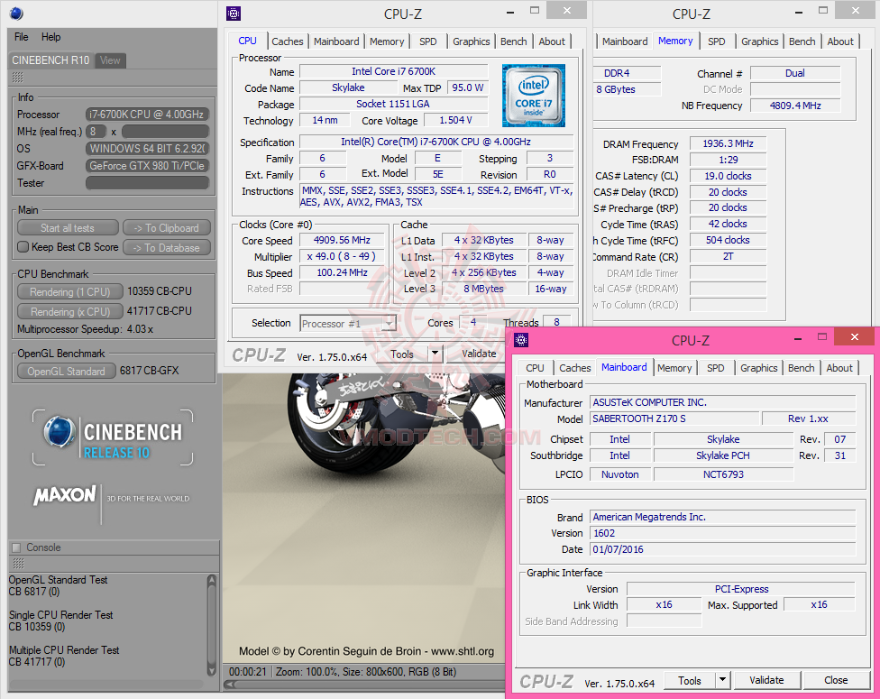 c10 c10 ASUS TUF SABERTOOTH Z170 S Motherboard Review