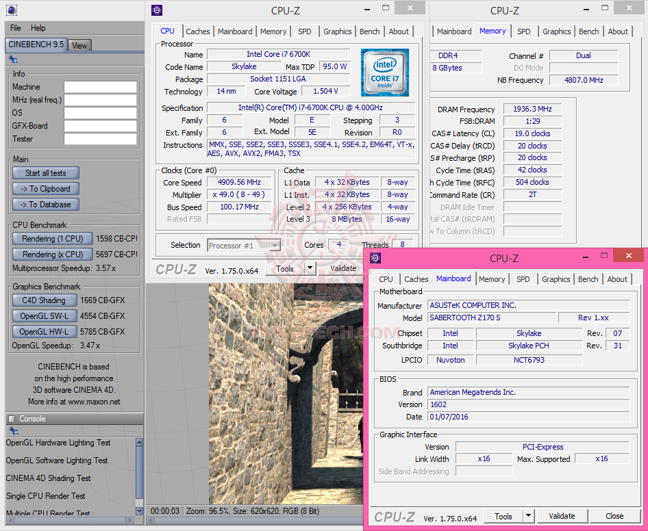 c95 c95 ASUS TUF SABERTOOTH Z170 S Motherboard Review