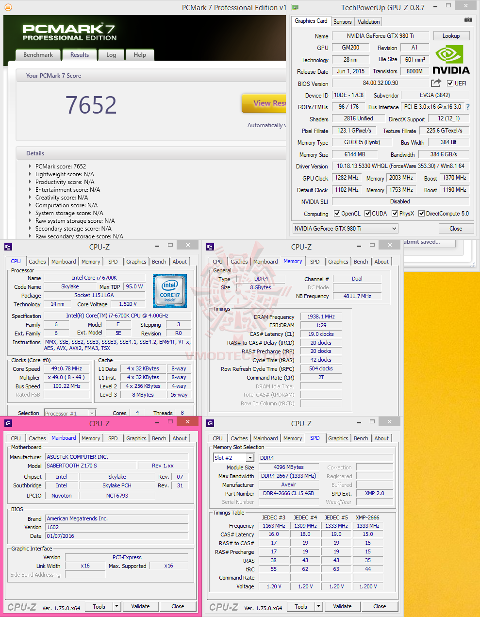 pcm07 pcm07 ASUS TUF SABERTOOTH Z170 S Motherboard Review