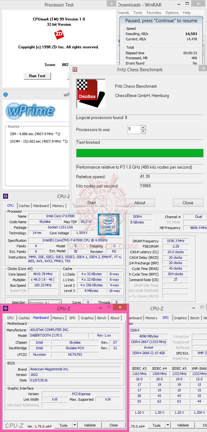 v v ASUS TUF SABERTOOTH Z170 S Motherboard Review