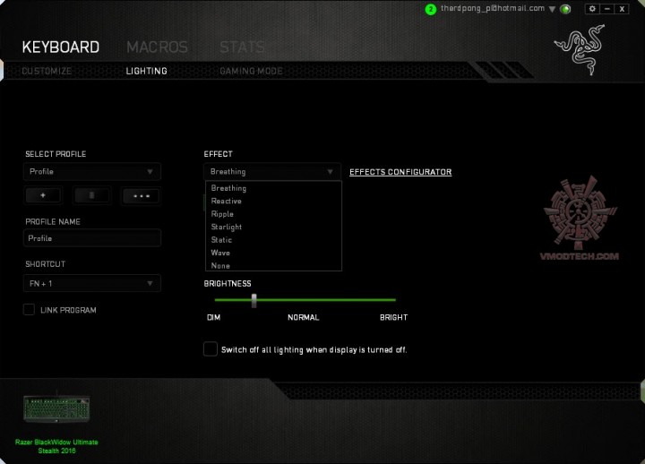 21 720x518 RAZER Blackwidow Ultimate Steath 2016 Review