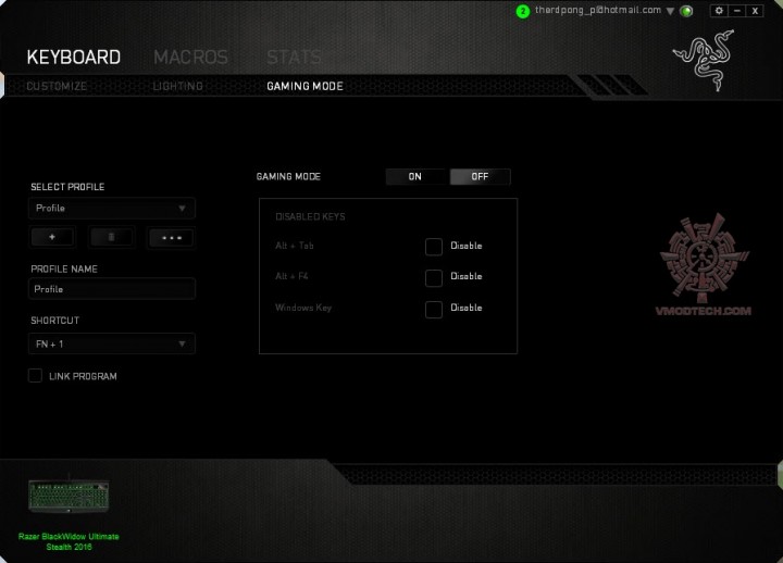 3 720x518 RAZER Blackwidow Ultimate Steath 2016 Review