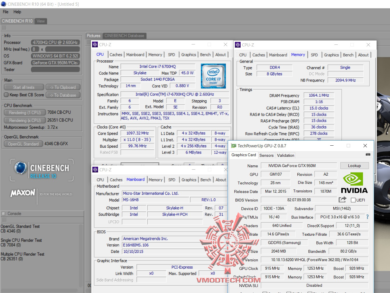 cine10 cine10 MSI PX60 6QD Notebook Review
