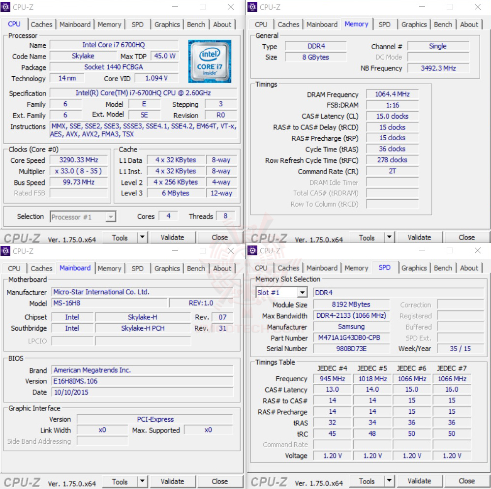 cpuid1 cpuid1 MSI PX60 6QD Notebook Review