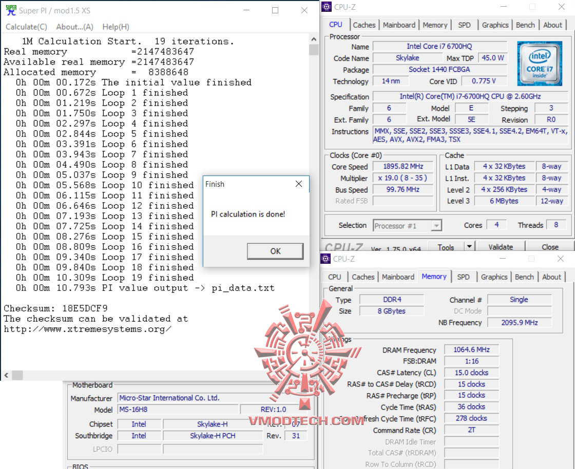 superpi-1mb superpi 1mb MSI PX60 6QD Notebook Review