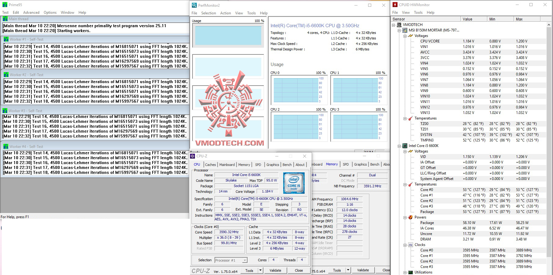 prime95 prime95 Thermaltake TR2 S 600W Power Supply Review