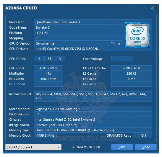 aida64-cpu aida64 cpu GEIL DDR4 SUPER LUCE WHITE 3000Mhz 16GB REVIEW