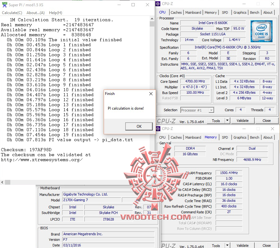 superpi-1mb superpi 1mb GEIL DDR4 SUPER LUCE WHITE 3000Mhz 16GB REVIEW