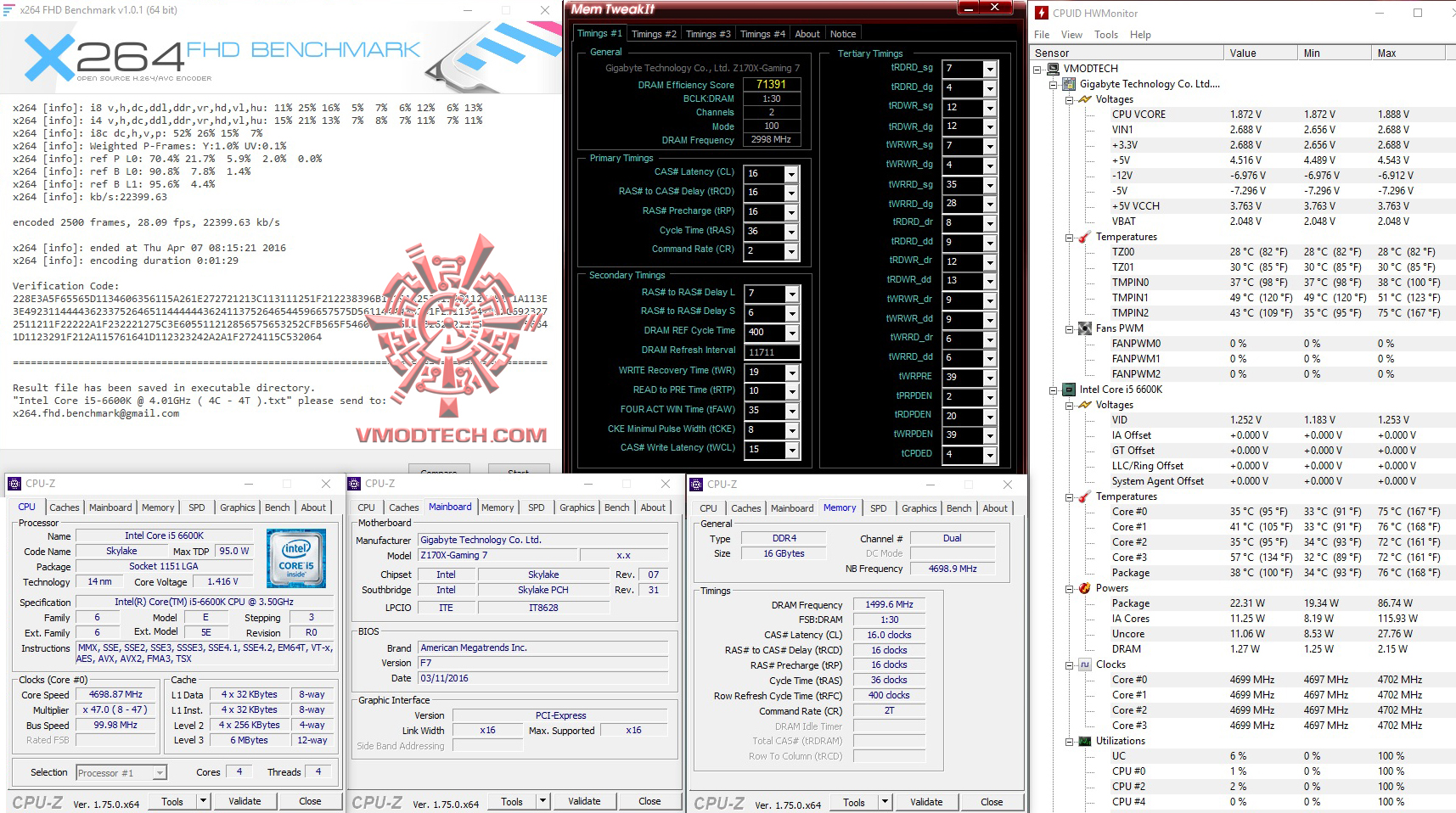 x264-2 x264 2 GEIL DDR4 SUPER LUCE WHITE 3000Mhz 16GB REVIEW