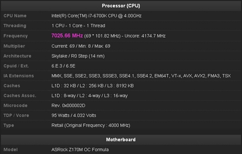 asrock-z170m-oc-formula-overclock asrock z170m oc formula overclock ASRock Z170M OC Formula ทะลุความเร็ว 7025.66MHz บนซีพียูอินเทล Core i7 6700K