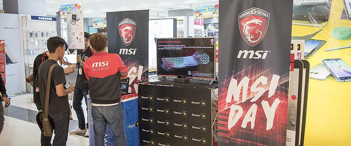 msi day 1 ภาพบรรยากาศงาน MSI WORKSHOP#1 ที่ร้าน Banana IT ห้าง The Mall Bangkhae Bangkok