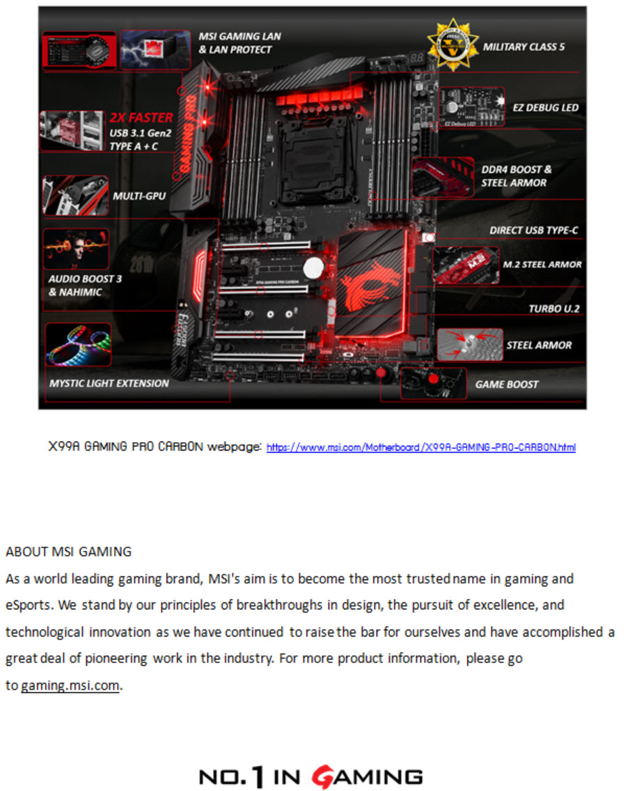 4 4 MSI X99A GAMING PRO CARBON LGA 2011 3 Motherboard Preview