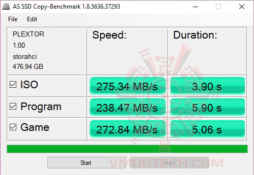 as-ssd3 as ssd3 PLEXTOR M7V M.2 2280 512GB REVIEW